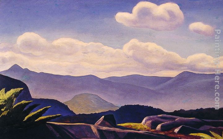 Mountain Landscape painting - Rockwell Kent Mountain Landscape art painting